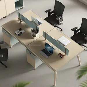 Fashionable Office Furniture Modern Design Modular Manager Office Work Station Desk 2 4 6 Person Office Table Desk