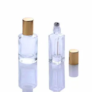 Bes Prijs Met Beste Service 10Ml Lege Ronde Roll On Parfum Glazen Fles Met Rollerball (NRB02)