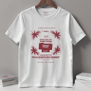 เสื้อยืดผู้ชายทรงปกติ ผ้าฝ้าย 100% พิมพ์ลายตามสั่ง สไตล์ฮิปฮอป สตรีทแวร์ แฟชั่น แขนสั้น - Product Image 4