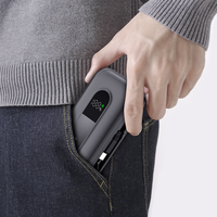 Vente en gros de chargeur de téléphone portable à charge rapide 10000 Mah 22.5W Affichage à LED Câble de type C intégré pour les voyages