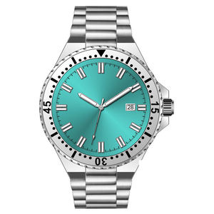 Montre de sport de luxe pour homme en gros, acier inoxydable, étanche, mouvement mécanique automatique, cadran à aiguilles, style sportif 41 mm - Product Image 1