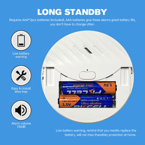 جهاز إنذار ضد السرقة للمنزل بنافذة إنذار ذكي نظام دخول زجاجي منزلق جهاز إنذار فتح باب أمان Tuya - Product Image 4