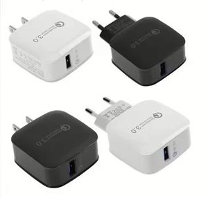 Single Port 18W QC3.0 USB Wall Charger Portable Power <b>Adapter</b> EU US <b>Plug</b> Fast Charging Travel Block for Mobile Phone - Product Image 2