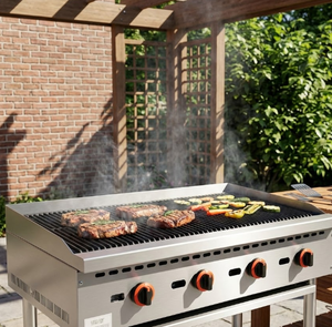 Griglia a Gas Commerciale RUITAI con Pietra Vulcanica, BBQ Convertibile GPL/Gas Naturale, per Cucina Esterna Professionale, Ristoranti e Steakhouse - Product Image 4
