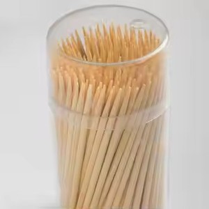 Vente directe usine, Meilleure vente, <span class=keywords><strong>Prix</strong></span> abordable, Cure-dents à double tête en bambou de haute qualité pour le nettoyage des dents, le barbecue et les fruits - Product Image 1