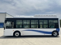 Bus électrique à plancher bas pour opérations urbaines, conduite à gauche, capacité totale de 72 passagers, batterie de 160 kWh