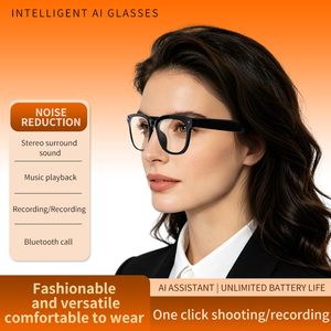 Lunettes Intelligentes IA avec Caméra 1080P, Traduction, Appel Vocal, Chargement Magnétique/Sans Fil, Étanchéité IP67, Contrôle Tactile - Product Image 6