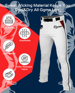 Pantalones de Béisbol a Rayas para Hombre y Jóvenes, Uniformes de Entrenamiento, Pantalones Deportivos Transpirables, Pantalones Cortos, Logotipo Personalizado, Nombre del Equipo - Product Image 5