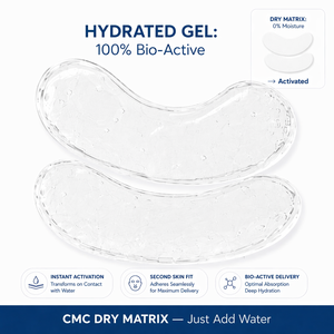 Patchs hydrogel <span class=keywords><strong>pour</strong></span> <span class=keywords><strong>les</strong></span> <span class=keywords><strong>yeux</strong></span> CMC TECHGEL : Se transforment en gel à l'eau – Hydrogel instantané sous <span class=keywords><strong>les</strong></span> <span class=keywords><strong>yeux</strong></span> sans épaississant – OEM, Marque Privée, Vente en Gros - Product Image 4
