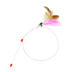 ไม้ล่อแมว ลวดเหล็ก ด้ามยาว ทนทาน สำหรับแมว ของเล่นแบบอินเทอร์แอคทีฟ - Product Image 2