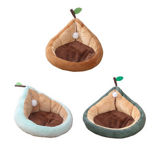 Hundebett Katzennest Ganzjahres-Haustierbett & -Matte Flanell-Material Abnehmbar Waschbar Birnenförmig - Product Image 2