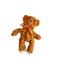 Peluche en coton doux personnalisée Greenmart, ours en peluche avec ruban, jouet en peluche, coussin, cadeau d'anniversaire parfait pour les filles