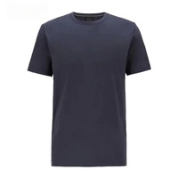 Camiseta de Hombre 2026, Nueva, de Alta Calidad, Verano, Transpirable, Cuello Redondo, Cómoda, Informal, Lisa, Absorbe la Humedad, Estilo Vintage
