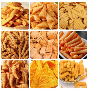 Línea Completa de Producción de Snacks Fritos, Extrusora de Doble Tornillo para Snacks Fritos Tipo Bugles, Máquina para <span class=keywords><strong>Doritos</strong></span> Fritos - Product Image 4