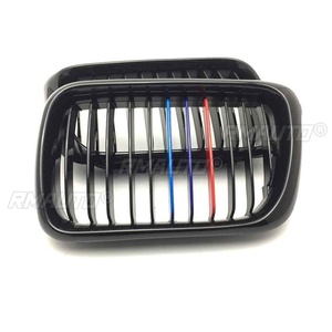 1 Paire de Grilles de Pare-chocs Avant Noires Brillantes Style M pour BMW E36 M3 Série 3 1997-1999 Kit de Carrosserie - Product Image 5