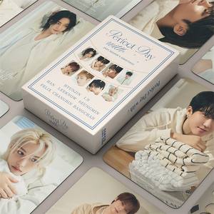 55 unids/set KPOP Stray Kids HD Photocards doble cara LOMO tarjetas INS postal en caja Felix Hyunjin Seungmin Bangchan I.N Fans <span class=keywords><strong>regalo</strong></span> - Product Image 2