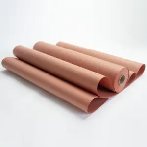 粉红色肉铺纸17.25英寸x 175英尺卷带分配器盒包装纸用于肉类吸烟和烧烤未漂白和未上蜡