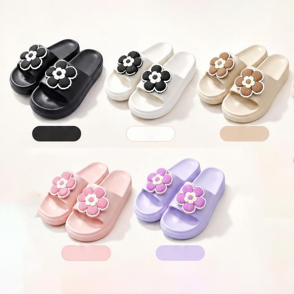 Simple Backyard Drawing Soft Flexible Light Weight Outdoor Indoor New Arrival Women Slippers ...