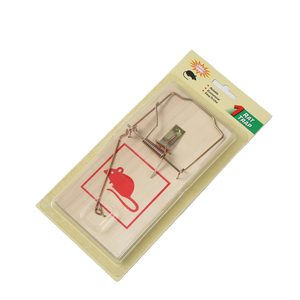 Büyük boy hassas Metal çubuk ahşap fare tuzağı katı ahşap kemirgen katil bahçe fareler kontrol plastik çelik haşere kontrolü için - Product Image 2