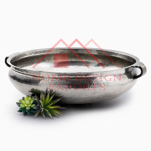 Cuenco de flores de Pedestal de aluminio Chapado en plata para mesas de boda centros de mesa decoraciones cuenco de frutas de Metal de alta calidad - Product Image 6