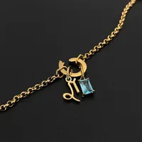 EMANCO Nouvelle Chaîne à 12 Maillons en Acier Inoxydable pour Femme, Pendentif Coloré Tendance, Accessoires de Bijoux DIY, Vente en Gros et Dropshipping