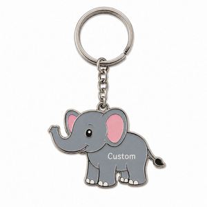 Llaveros Personalizados de Animales Salvajes de Alta Calidad al por Mayor, Llavero de Metal con Diseño de Elefante y León, Recuerdo de Parque de Vida Silvestre - Product Image 2