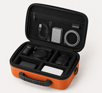 Sac organisateur numérique personnalisé en EVA, étui de protection portable pour chargeur, câble, écouteurs, USB et accessoires mobiles