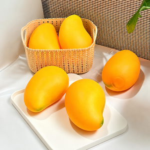 Giant Realistic Mango <b>Squishy</b> Toy Super Soft Squeezable TPR Material Stress Relief Sensory Fidget Toy for Boys Girls Kids Adults - Product Image 6