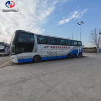 Autocars de transport de luxe d'occasion Decker Double, autocars Weichai d'occasion pour Yu Tong