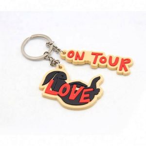 <b>Custom</b> Printed Hot Sell <b>Keychains</b> with Metal Ring - Product Image 1
