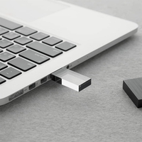 USB Flash Drive Kaca Transparan Kecepatan Tinggi 2.0/3.0 Hadiah Pernikahan Mewah Baru 8GB 16GB 32GB