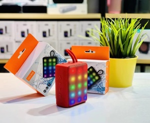 Giá bán buôn xách tay màu sắc LED ánh sáng <span class=keywords><strong>bluetooth</strong></span> Loa di động điện thoại di động không dây mini Loa siêu trầm LED Stereo Loa - Product Image 5