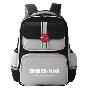 Mochila Escolar Unisex <span class=keywords><strong>de</strong></span> Gran Capacidad con Diseño <span class=keywords><strong>de</strong></span> Spider-Man, Impermeable, <span class=keywords><strong>de</strong></span> Oxford, con Cierre, Diseño Simple y Moderno - Product Image 1