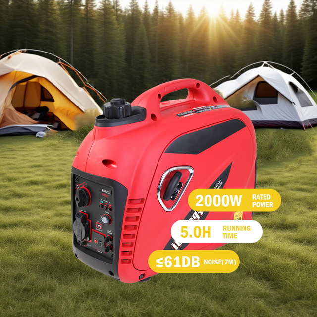 1600Watts 2000Watts Parallel Connection Portable Inverter Generator Dual Gas FP2000i