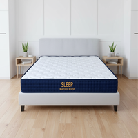 Matelas villa hybride massage latex mousse mémoire gel ressort Bonnell en boîte, tailles twin king queen 8‑14 pouces