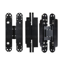Rentable 40kg 60kg 80kg charnière dissimulée 3d réglable en alliage de zinc charnières de porte hautes charnière de porte cachée invisible
