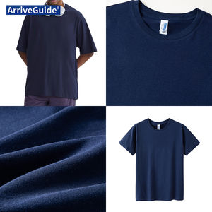 חולצות טי שירט חלקות לגברים, יוניסקס, 100% כותנה, צווארון עגול, 150 גרם, הדפסה בהתאמה אישית, סיטונאי OEM/ODM - Product Image 4