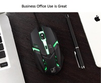 Mouse Gaming PC Optik USB Kualitas Tinggi Harga Terjangkau Sampel Gratis Garansi 1 Tahun 4 Tombol OEM ODM RGB Backlit 800 DPI