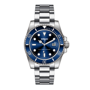 Rolexables 20ATM impermeable profesional de acero inoxidable automático correa los hombres buzo Duartz <span class=keywords><strong>reloj</strong></span> de buceo - Product Image 1