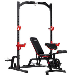 Deep Squat Rack Multifonctionnel Ménage Cadre <span class=keywords><strong>Portique</strong></span> Fitness Barbell Brest Équipement D'entraînement Complet Ind - Product Image 1