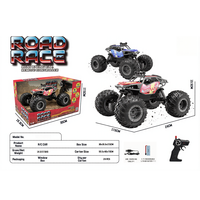 Voiture télécommandée Monster Truck 4CH, jouet RC, voiture d'escalade, série Beast Attack, véhicule tout-terrain Bigfoot pour enfants