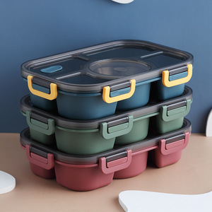 <b>Bento</b> <b>Lunch</b> <b>Box</b> Food Container with Salad Bowl Salad <b>Lunch</b> Container with Tableware Suitable for Offices and Schools - Product Image 4