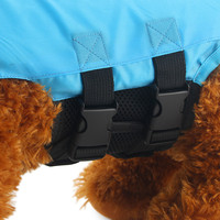Maillot de bain pour chien avec aileron de requin, gilet de sauvetage pour animaux de compagnie, veste flottante avec poignée de flottabilité et de sauvetage, costume de bain pour chien de taille moyenne et grande