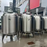 Cuve de mélange industrielle en acier inoxydable de qualité alimentaire 1000L, cuve de mélange de liquides, système de cuve de mélange