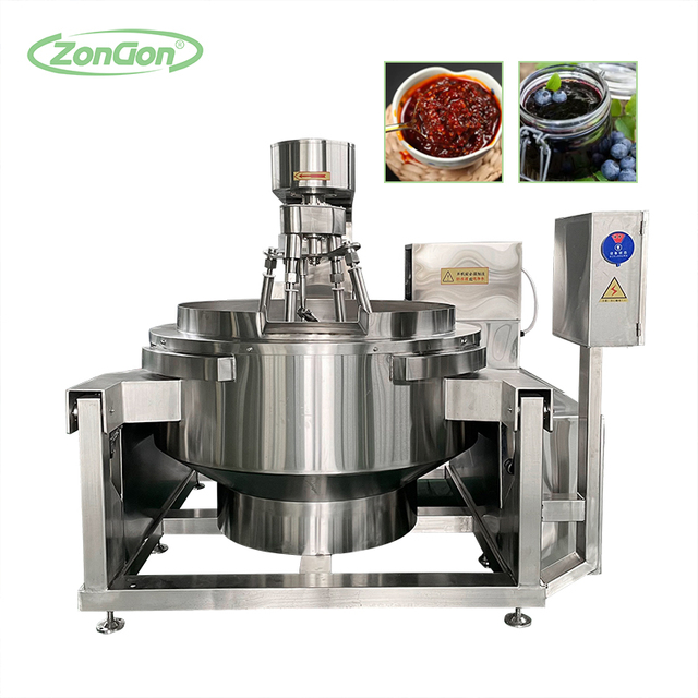 100L-1000L Automatic Industrial Planetary Cooking Pot Mixer for Paste and Caramel