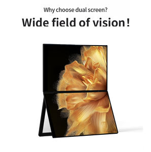 شاشة محمولة مزدوجة <span class=keywords><strong>4K</strong></span> لأجهزة الكمبيوتر الشخصي واللاب توب، بتقنية LCD، قابلة للطي بزاوية 330 درجة، مع مستشعر الجاذبية، بمقاسات 14، 15.6، 16، 18.5 بوصة، وبنظام OEM وODM - Product Image 3