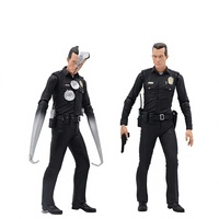 Figurine d'action en PVC Terminator Série T1000, 7 sections, tête et mains interchangeables, version NECA, modèle de film, jouet