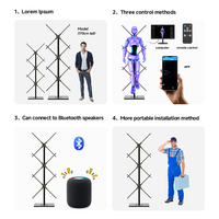 Proyector de Ventilador Holográfico 3D Equipo de Visualización Holográfica con Ventilador LED Máquina de Ventilador Holográfico Profesional 3D Proyector de Pantalla Holográfica