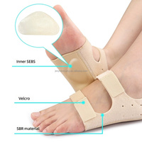 Semelles orthopédiques ajustables à absorption des chocs pour le soin des pieds, avec coussinets de protection pour les talons et soutien de la voûte plantaire pour pieds plats, idéales pour chaussures de sport