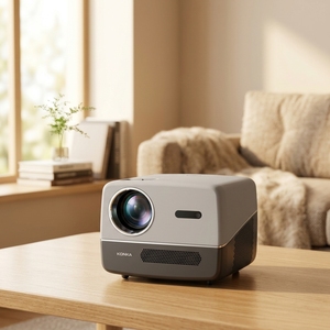 Proyector Portátil <span class=keywords><strong>A6</strong></span> para el Hogar, Nativo 1080P, 400 Lúmenes, LCD, Corrección Trapezoidal Automática, para Películas Nocturnas y Juegos, Venta al Por Mayor de Fábrica - Product Image 1